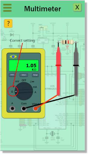 Multimeter Simulator screenshot 4