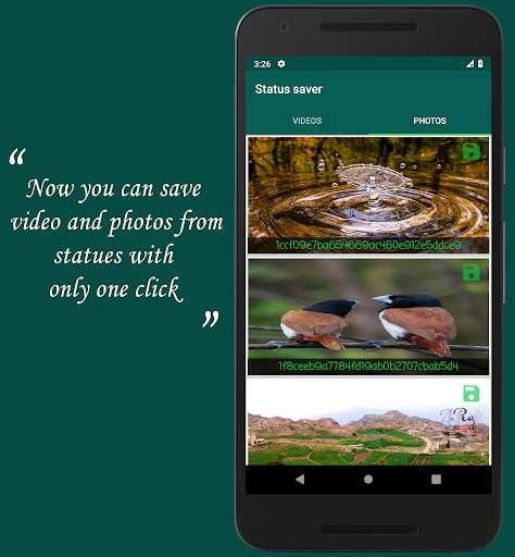Status saver for whats app screenshot 1