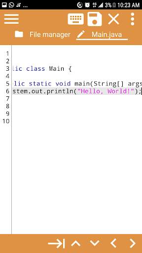 Java Editor screenshot 2