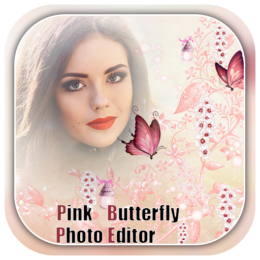Pink Butterfly Photo Frames icon