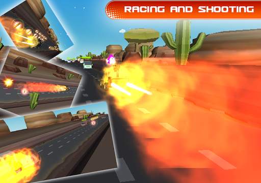 Racing Car Shooter 3D screenshot 1