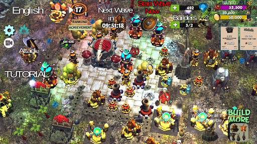 ☣️ Clash Of Orcs ⛺️ City Building Defense War TD screenshot 4