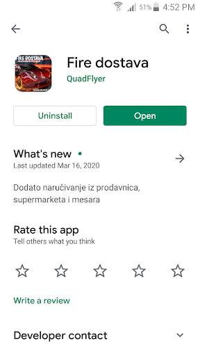 Fire dostava screenshot 6