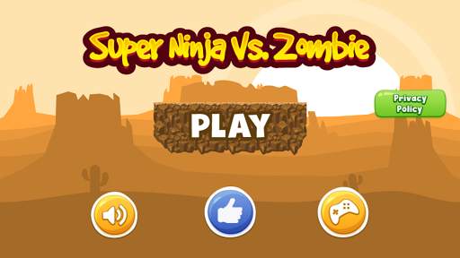 Super Ninja Vs Zombie screenshot 1
