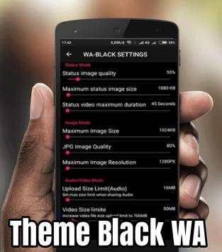 WA Theme Black Cool screenshot 2
