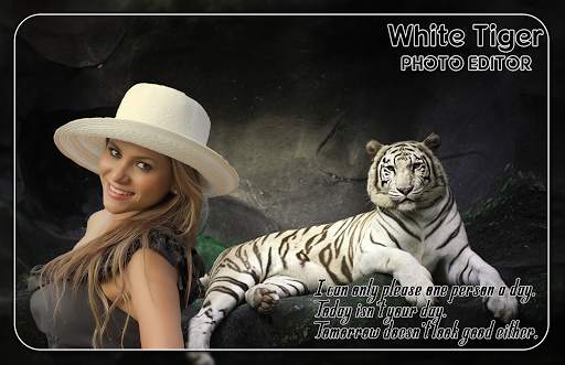 White Tiger Photo Editor screenshot 1