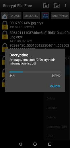 Encrypt File Free скриншот 1