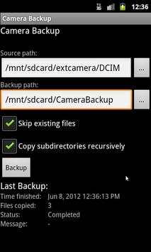 Camera Backup Trial screenshot 2