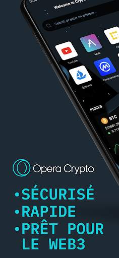 Opera Crypto Browser screenshot 1