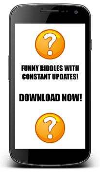 Funny Riddles - Free Jokes App screenshot 1