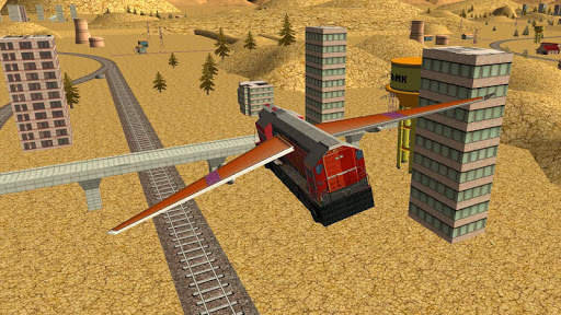Train Flying Sim Offroad screenshot 4