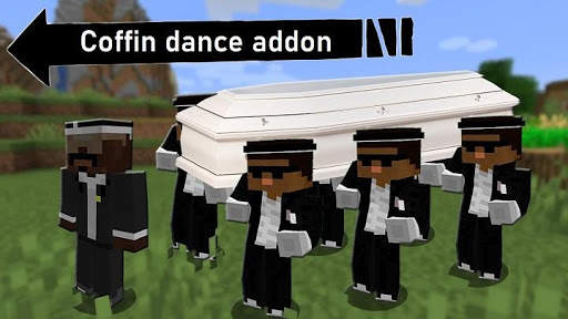 Coffin Dance Meme Addon for Minecraft: PE Free screenshot 1