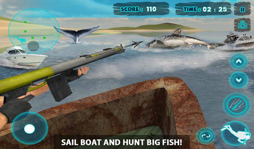 Shark Attack Spear Fishing 3D screenshot 9