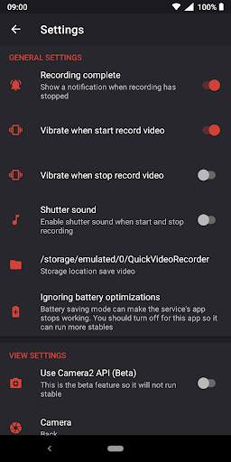 Quick Video Recorder скриншот 7