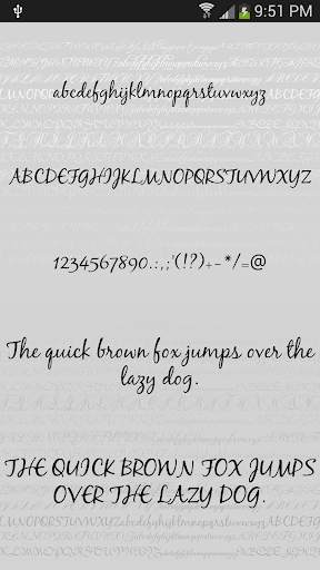 Script Fonts for Android screenshot 3