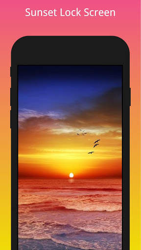 Sunset lock screen pattern passcode pin 2018 free screenshot 1