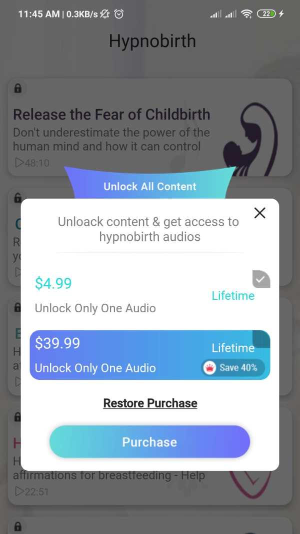 Hypnobirthing - Pregnancy, Music & Tracker screenshot 6