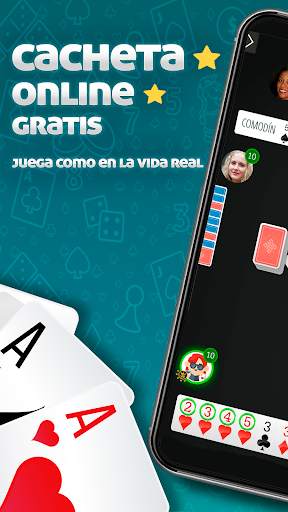 Cacheta Online: Juego de Carta screenshot 1