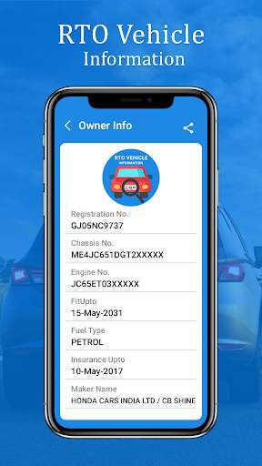 RTO Vehicle Information screenshot 2