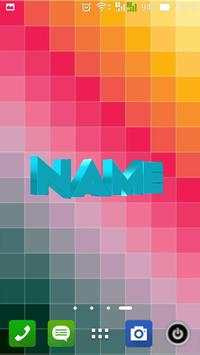 3D My Name Live Wallpaper screenshot 1