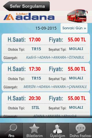 Lider Adana screenshot 2