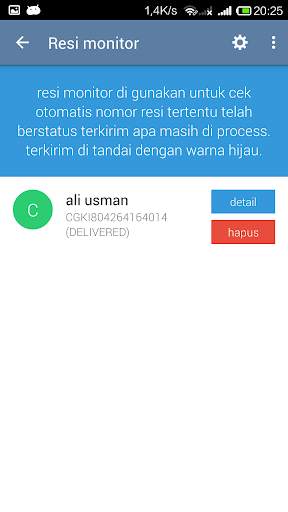 Ongkos Kirim JNE screenshot 8