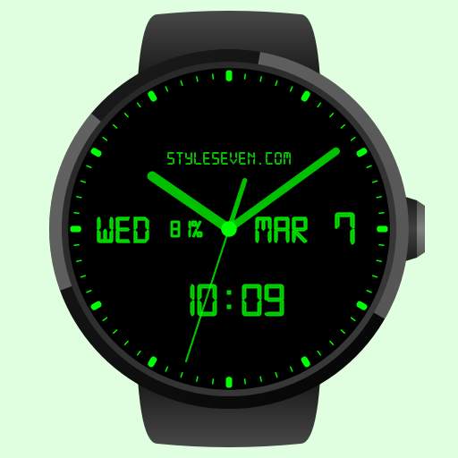 Analog-Digital Watch Face-7 for Wear OS by Google 2.0