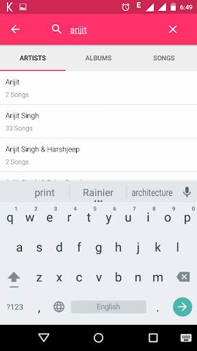 Khushi - Music Player screenshot 4