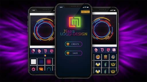 Neon Logo Maker - Logo Creator & Logo Designer screenshot 1