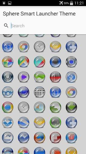Smart Launcher Theme Sphere screenshot 5