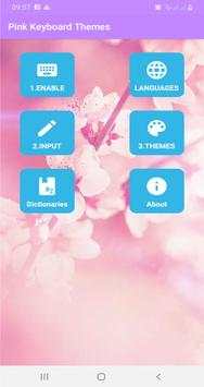 theme pink keyboard for Whatsapp screenshot 2