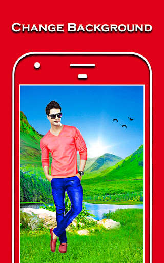 Green hill photo frame editor screenshot 5