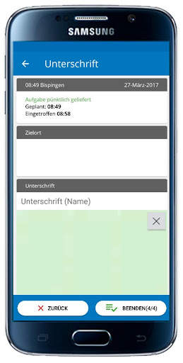 GPS-Buddy Fahrer-app screenshot 5