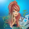 Little Tailor Girl Cashier Shop Cash Register logo