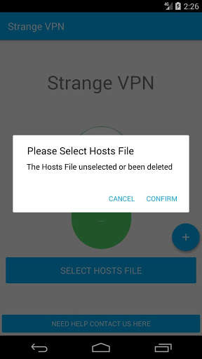 Strange VPN Host App - Host Changer screenshot 3
