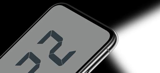 Flashlight & Digital Night Clock screenshot 2