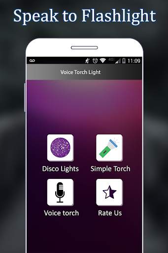 Voice Torch Light - Flashlight screenshot 4