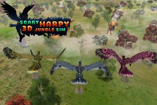 Scary Harpy 3D Jungle Sim screenshot 7