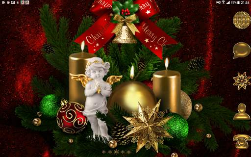 Merry Christmas Go Launcher theme screenshot 9