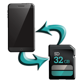 Move Data And Files To Sd Card icon