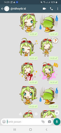 Stiker Wa Anime Vocaloid Sticker For WAStickerApps screenshot 7