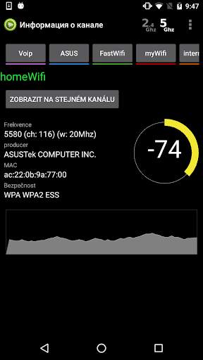Вифи анализер - WiFi Analyzer скриншот 6