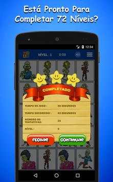 Jogo De Memória De Zombies screenshot 4