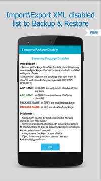 App Package Disabler (Samsung) screenshot 4