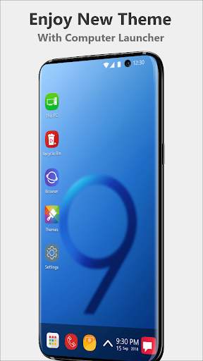 S9 Theme for Computer Launcher Style screenshot 1
