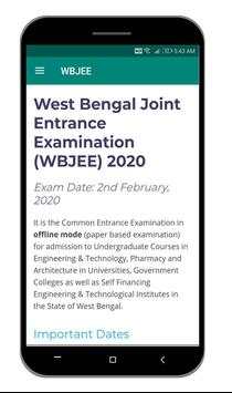 WBJEE 2020 screenshot 3