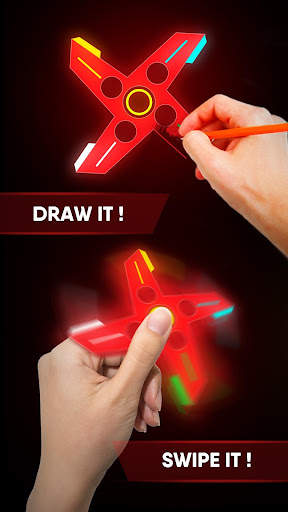 Draw Finger Spinner screenshot 1