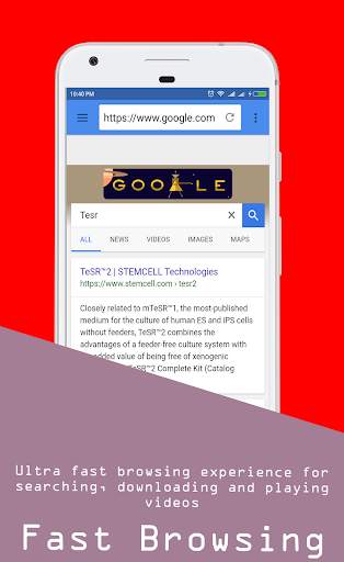 Fast Mini Browser screenshot 1