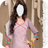 Girls Dupatta Photo Montage icon