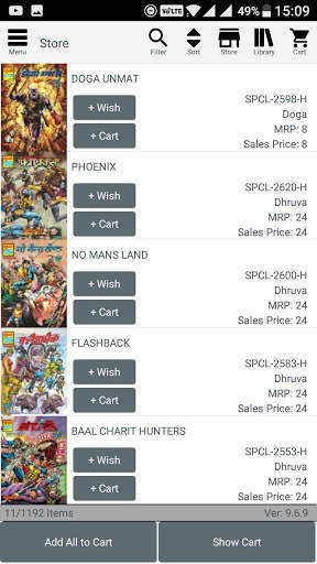 Raj Comics (Hindi Comic) screenshot 1